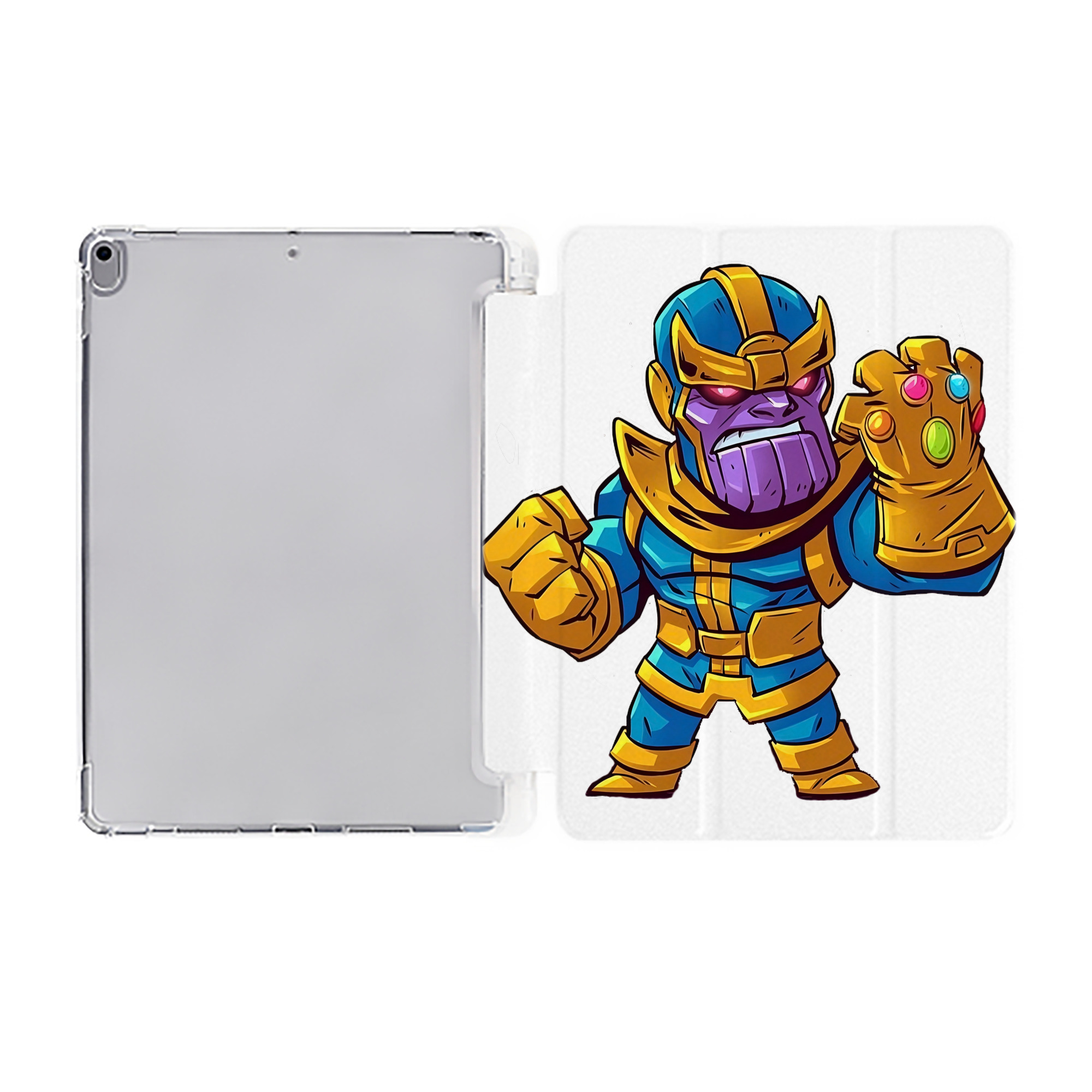 （画像用） アベンジャーズ The Avengers IPad ケース ペン収納付き 三つ折りスタンド PUレザー×シリコン 対応機種9.5/10.5/10.9インチ